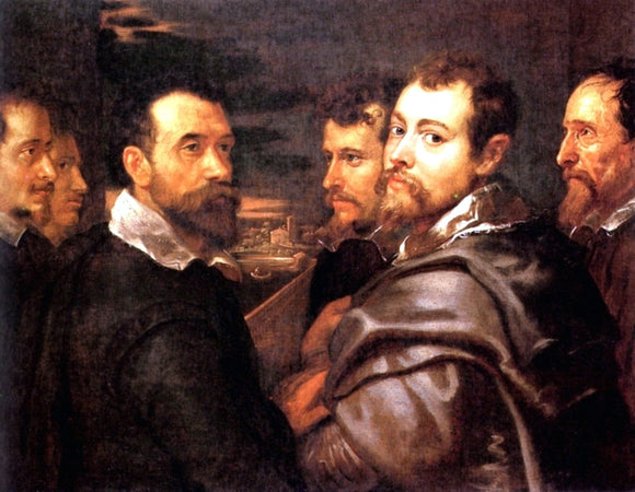  Peter Paul Rubens The Mantuan Circle Of Friends - Canvas Art Print