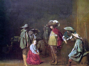  Willem Cornelisz Duyster The Marauders - Canvas Art Print