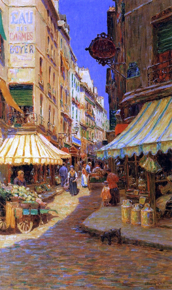  Luther Emerson Van Gorder The Marketplace, Midday - Canvas Art Print