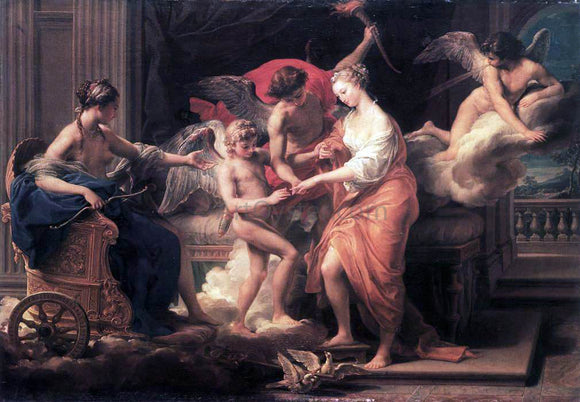  Pompeo Girolamo Batoni The Marriage of Cupid and Psyche - Canvas Art Print
