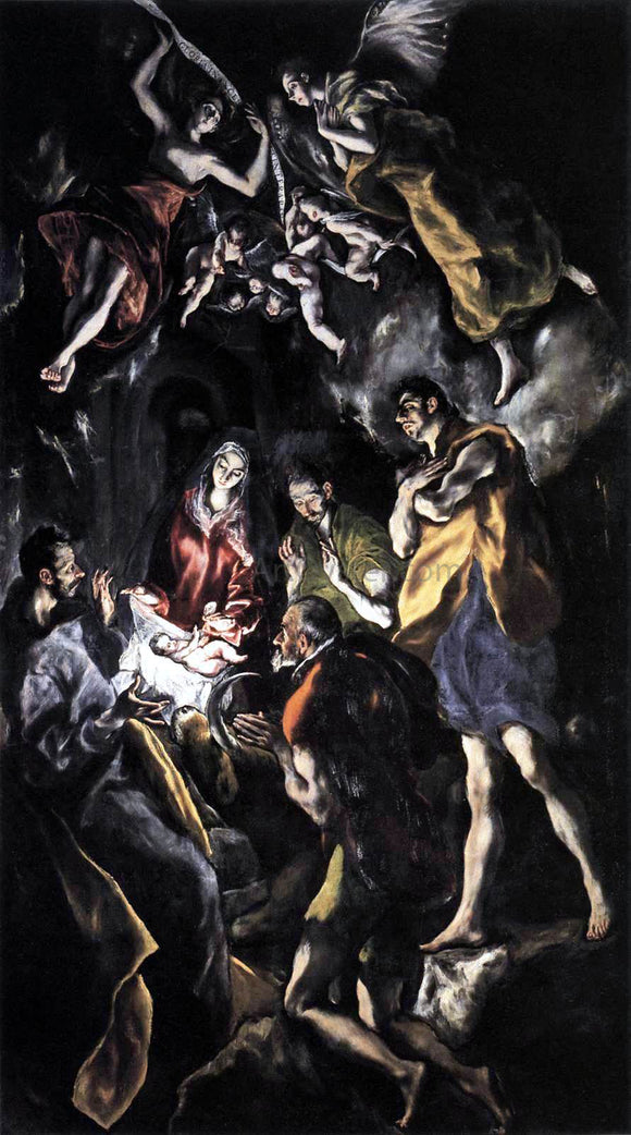  El Greco The Marriage of the Virgin - Canvas Art Print