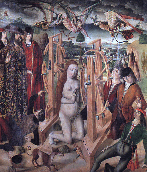  Fernando Gallego The Martyrdom of Saint Catherine - Canvas Art Print