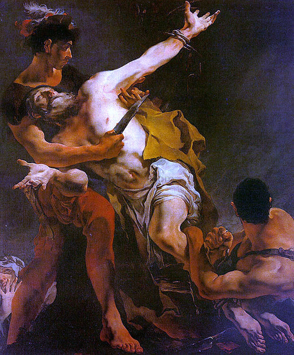  Giovanni Battista Tiepolo The Martyrdom of St. Bartholomew - Canvas Art Print