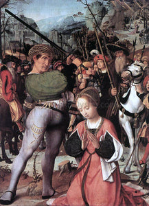  Jan Provost The Martyrdom of St Catherine - Canvas Art Print
