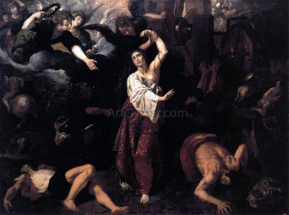  Vicente Castell The Martyrdom of St Catherine of Alexandria - Canvas Art Print