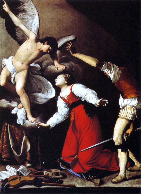  Carlo Saraceni The Martyrdom of St Cecilia - Canvas Art Print