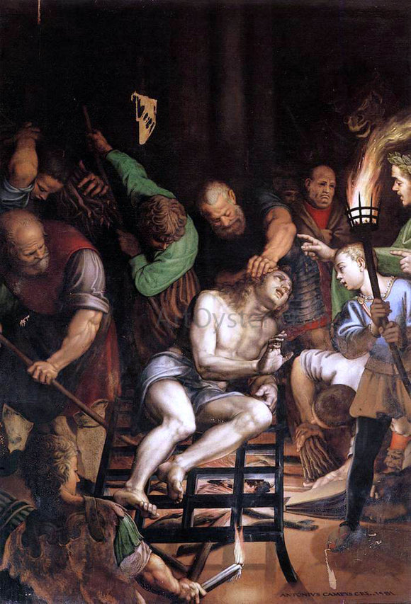  Antonio Campi The Martyrdom of St Lawrence - Canvas Art Print