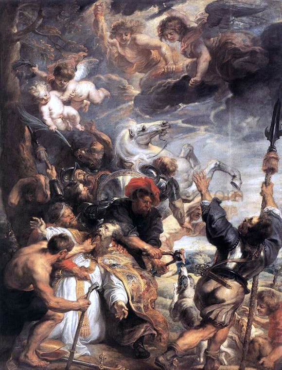  Peter Paul Rubens The Martyrdom of St Livinus - Canvas Art Print