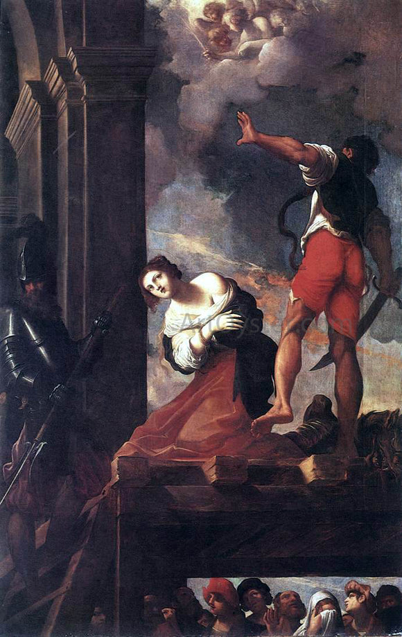  Lodovico Carracci The Martyrdom of St Margaret - Canvas Art Print