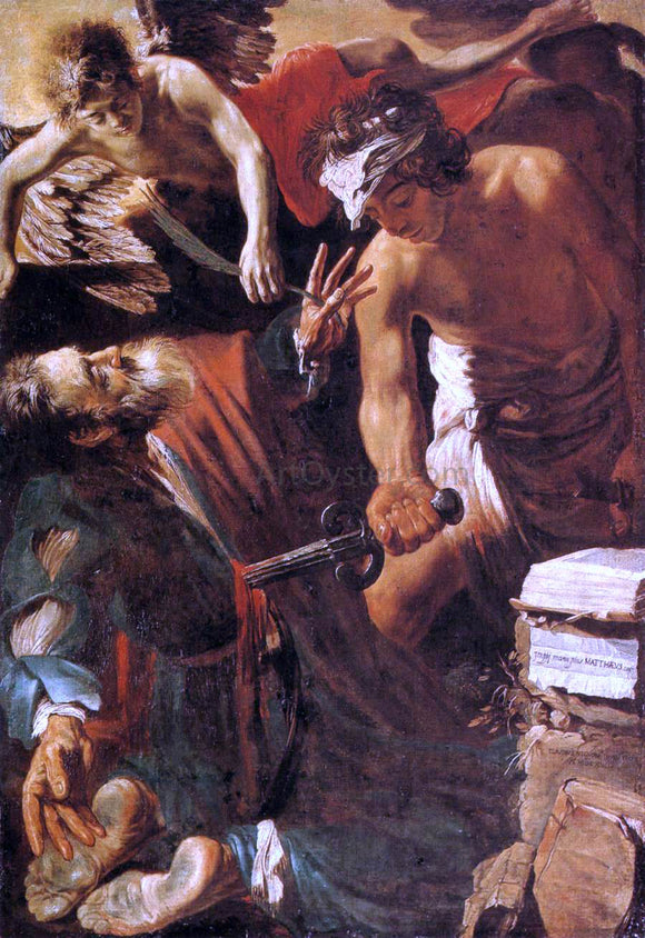  Claude Vignon The Martyrdom of St Matthew - Canvas Art Print