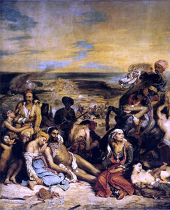  Eugene Delacroix The Massacre of Chios - Canvas Art Print