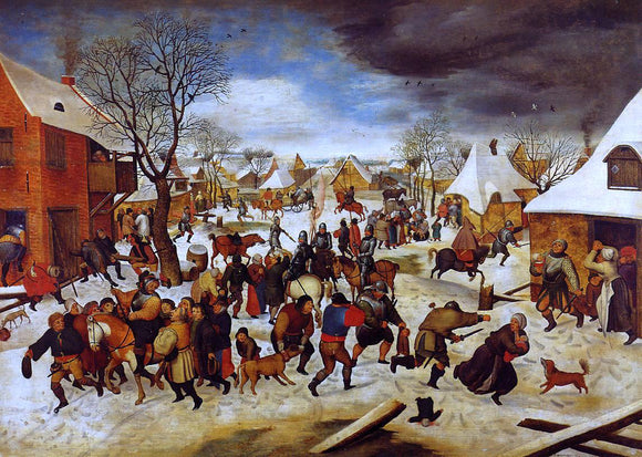  The Younger Pieter Bruegel The Massacre of the Innocents - Canvas Art Print