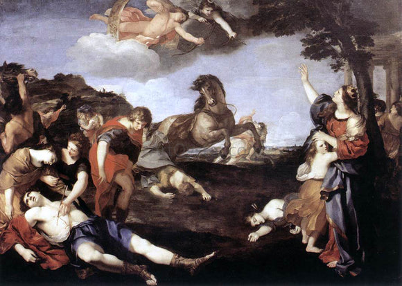  Andrea Camassei The Massacre of the Niobids - Canvas Art Print