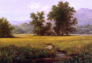  Martin Johnson Heade The Meadow - Canvas Art Print