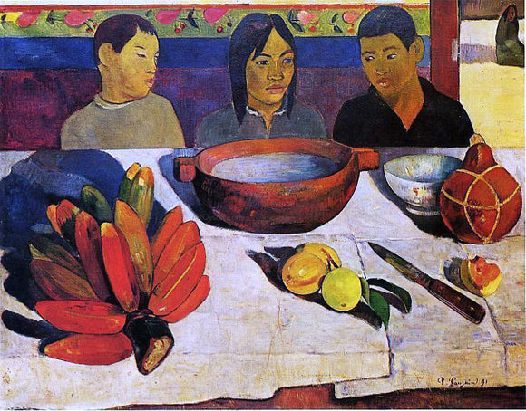  Paul Gauguin The Meal (also known as The Bananas) - Canvas Art Print