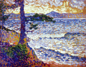  Henri Edmond Cross The Mediterranean Coast - Canvas Art Print