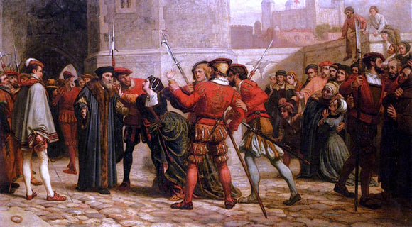  William Frederick Yeames The Meeting Of Sir Thomas More With His Daughter After His Sentence Of Death - Canvas Art Print