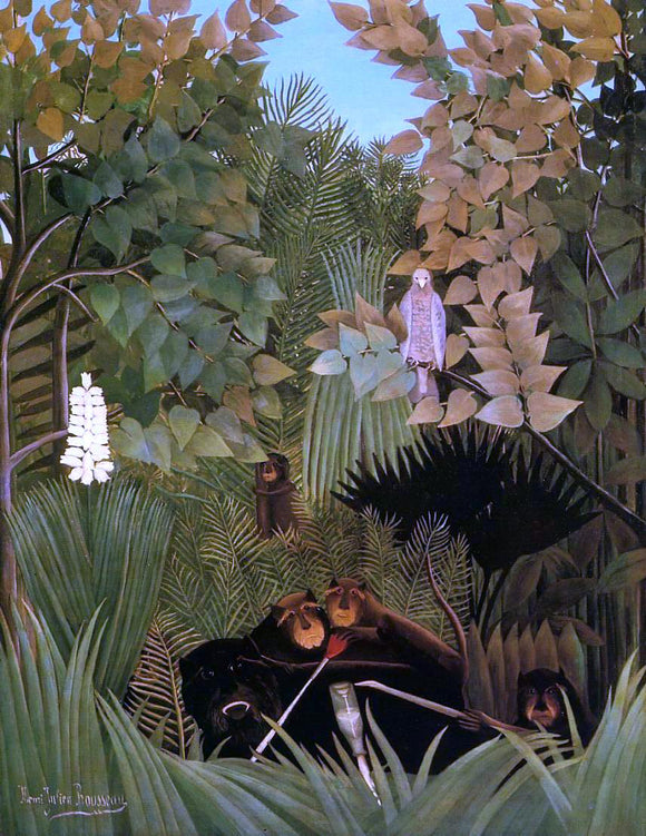  Henri Rousseau The Merry Jesters - Canvas Art Print
