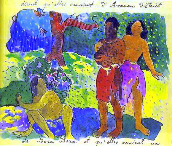  Paul Gauguin The Messengers of Oro - Canvas Art Print