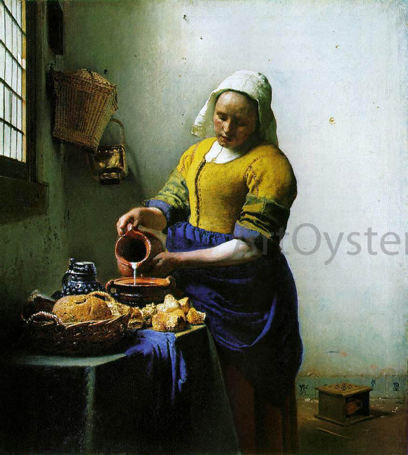  Johannes Vermeer A Milkmaid - Canvas Art Print