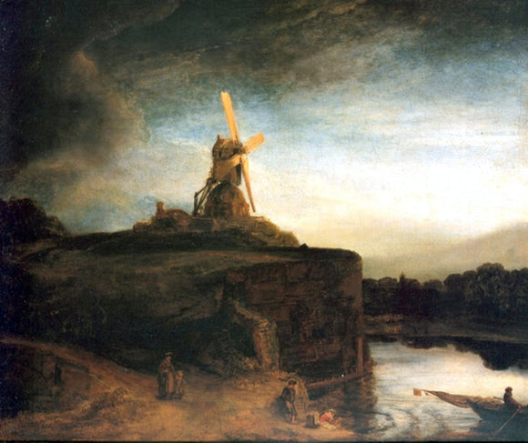  Rembrandt Van Rijn The Mill - Canvas Art Print