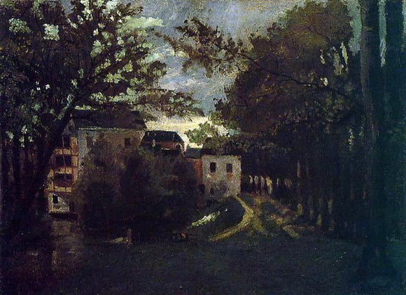  Camille Pissarro The Mill at La Roche Goyon - Canvas Art Print