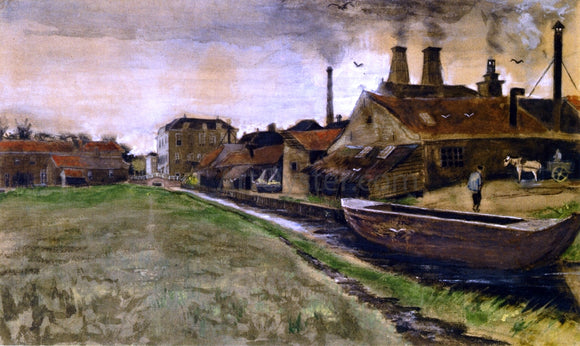  Vincent Van Gogh The Mill in the Hague - Canvas Art Print