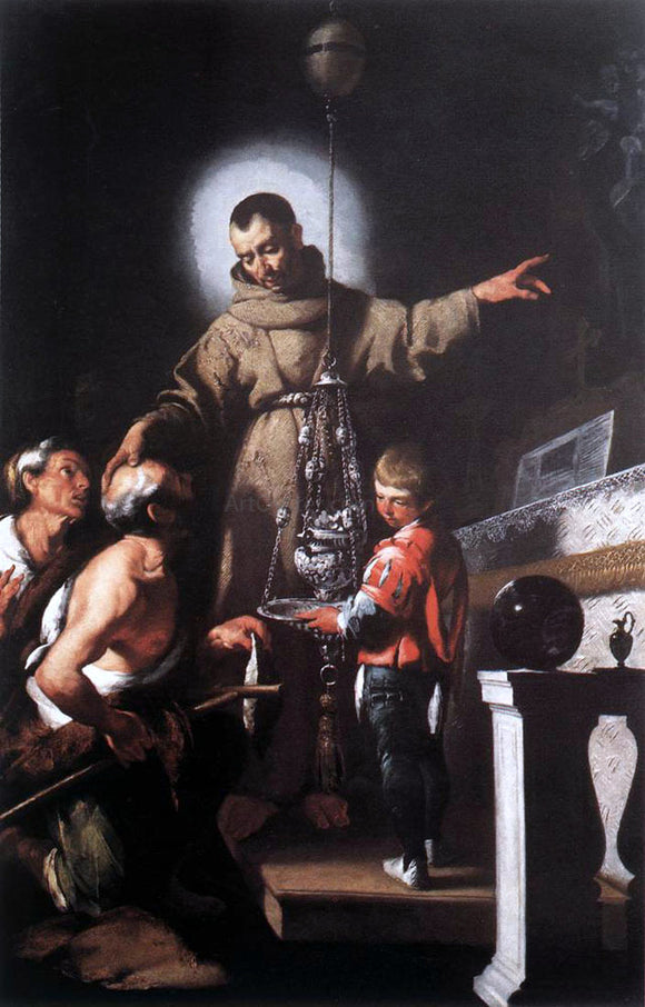  Bernardo Strozzi The Miracle of St Diego of Alcantara - Canvas Art Print
