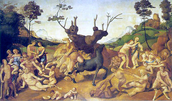  Piero Di Cosimo The Misfortunes of Silenus - Canvas Art Print