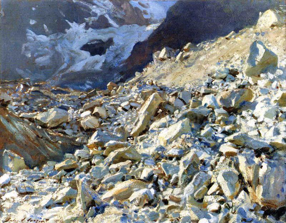  John Singer Sargent The Moraine - Canvas Art Print