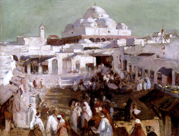 Elizabeth Nourse The Mosque, Tunis - Canvas Art Print