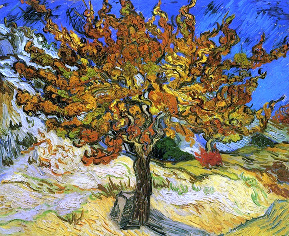  Vincent Van Gogh The Mulberry Tree - Canvas Art Print