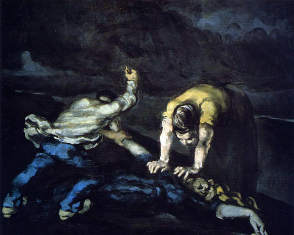  Paul Cezanne The Murder - Canvas Art Print