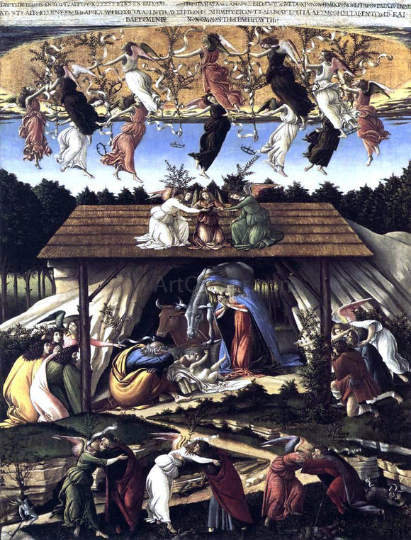  Sandro Botticelli The Mystical Nativity - Canvas Art Print
