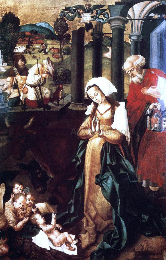  Master M S The Nativity - Canvas Art Print
