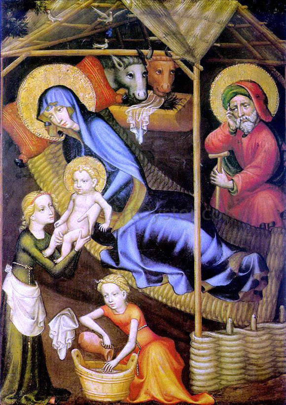  Unknown Austrian Masters The Nativity - Canvas Art Print