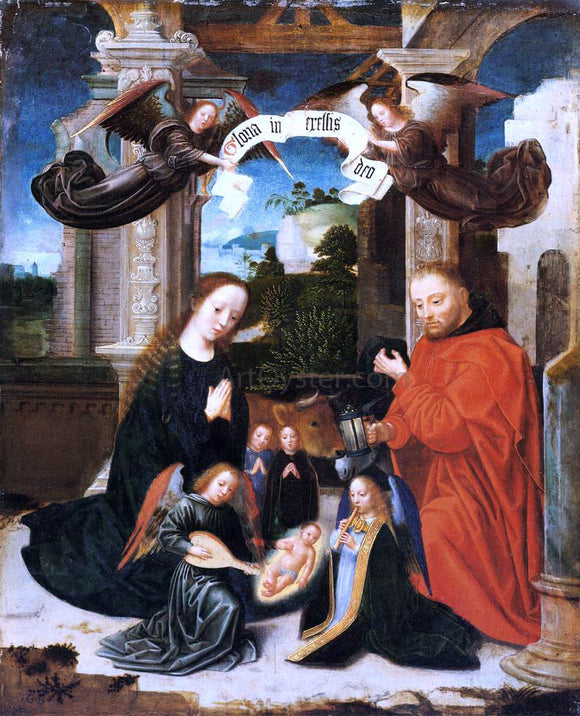  Willem Benson The Nativity - Canvas Art Print