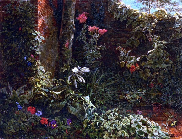 William Trost Richards The Neglected Garden - Canvas Art Print