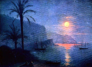  Ivan Constantinovich Aivazovsky The Nice at Night - Canvas Art Print