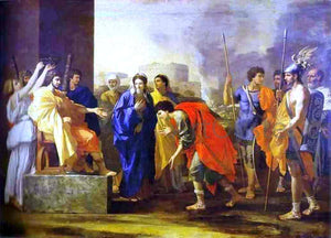  Nicolas Poussin The Noble Deed of Scipio - Canvas Art Print