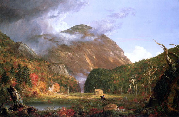  Charles De Wolf Brownell The Notch of the White Mountains (also known as Crawford Notch) - Canvas Art Print