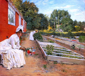  William Merritt Chase The Nursery - Canvas Art Print