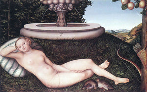 The Elder Lucas Cranach The Nymph of the Fountain - Canvas Art Print