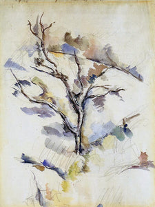  Paul Cezanne The Oak Tree - Canvas Art Print