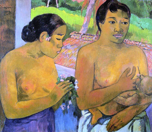  Paul Gauguin The Offering - Canvas Art Print