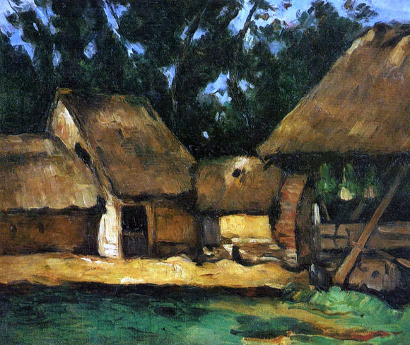  Paul Cezanne The Oilmill - Canvas Art Print