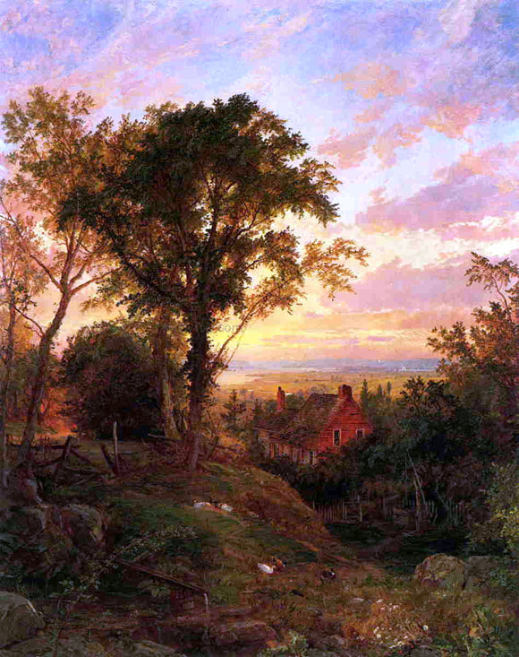  Jasper Francis Cropsey The Old Home - Canvas Art Print