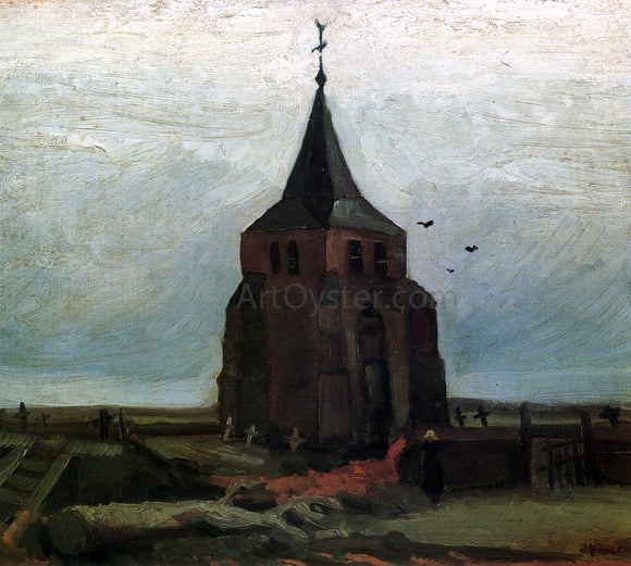  Vincent Van Gogh The Old Tower - Canvas Art Print