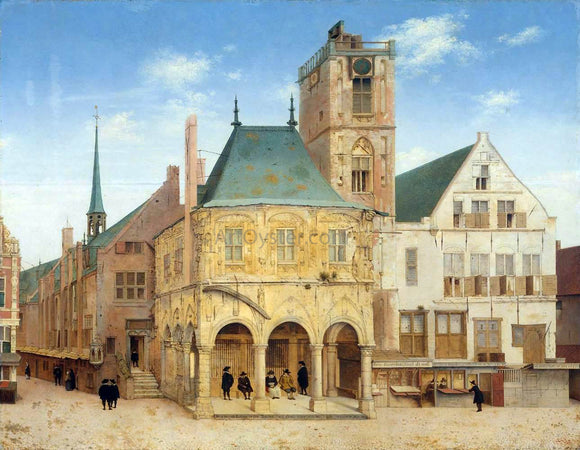  Pieter Jansz Saenredam The Old Town Hall in Amsterdam - Canvas Art Print