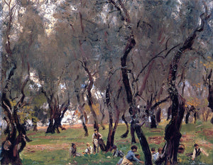  John Singer Sargent The Olive Grove - Canvas Art Print